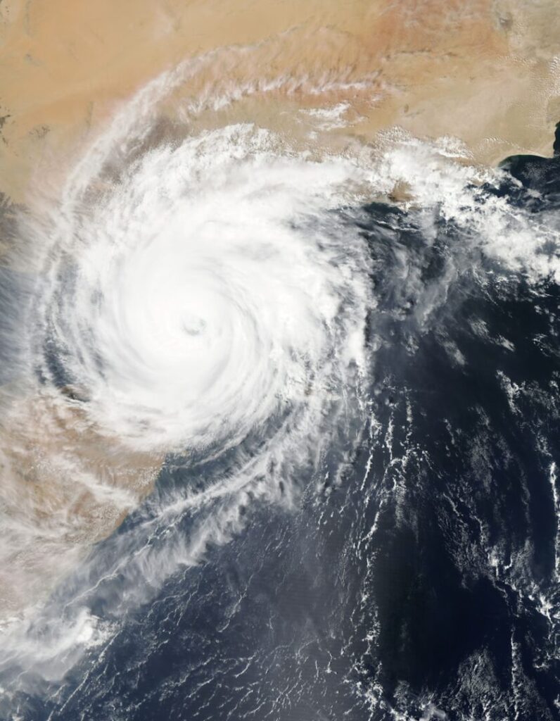 Photo by NASA typhoon